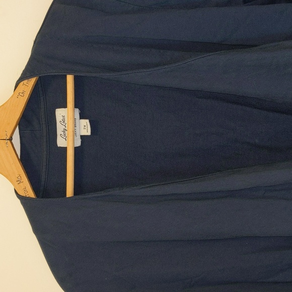 Lucky Brand Lucky Lotus Women's Size 2X Detail Hem Open Front Cardigan Sweater - Picture 2 of 16